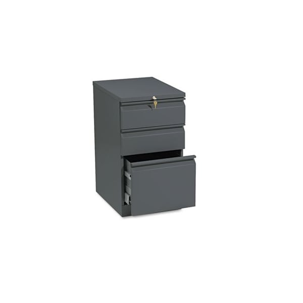 Hon HON, EFFICIENCIES MOBILE BOX/BOX/FILE PEDESTAL, 15W X 19.88D X 28H, CHARCOAL 33720RS - main